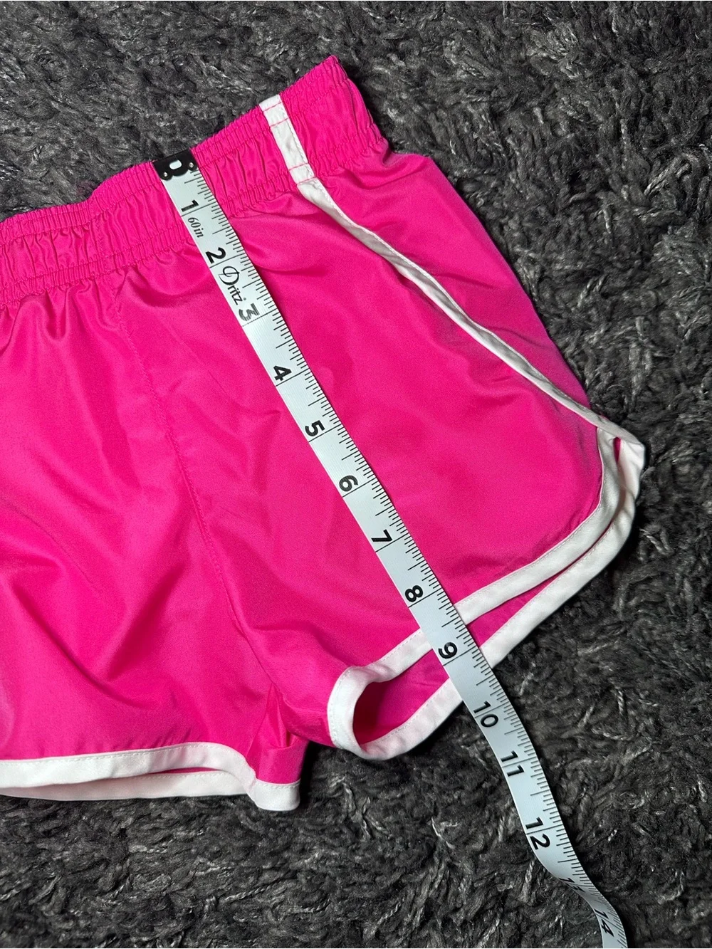 Under Armour Pink Heart Logo Tee with Hot Pink Athletic Shorts